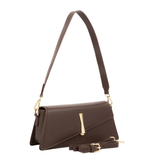 Brown Asymmetric Handbag for Women