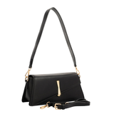 Black Asymmetric Handbag for Women