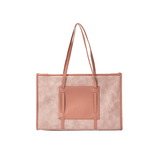 Pink Structured Tote Bag for Women