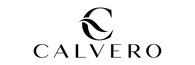The brand logo for Calvero, featuring a stylized black 'C' monogram above the brand name 'CALVERO' in a classic serif typeface, set against a solid white background.