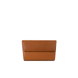 Tan Structured Flap Handbag